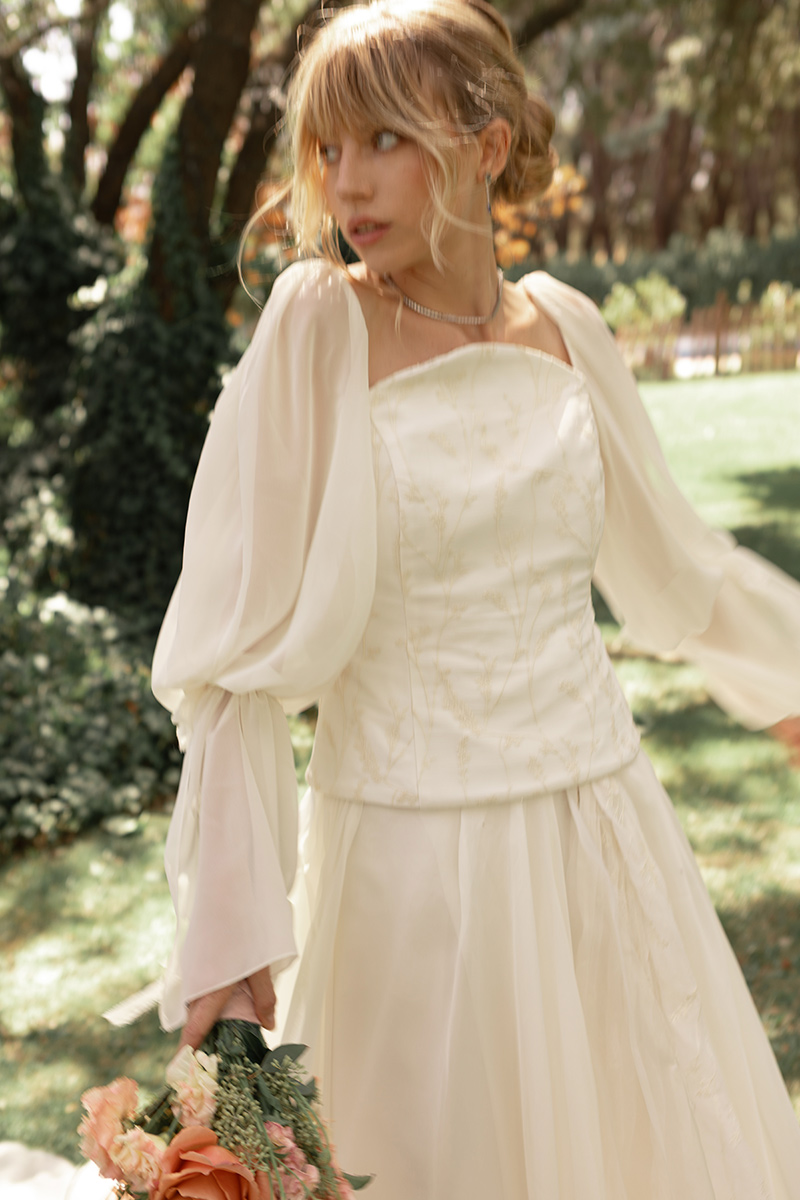 Vestido de novia convertible de María Baraza 2027 