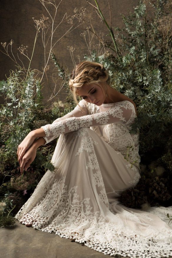 Vestidos de novia de manga larga