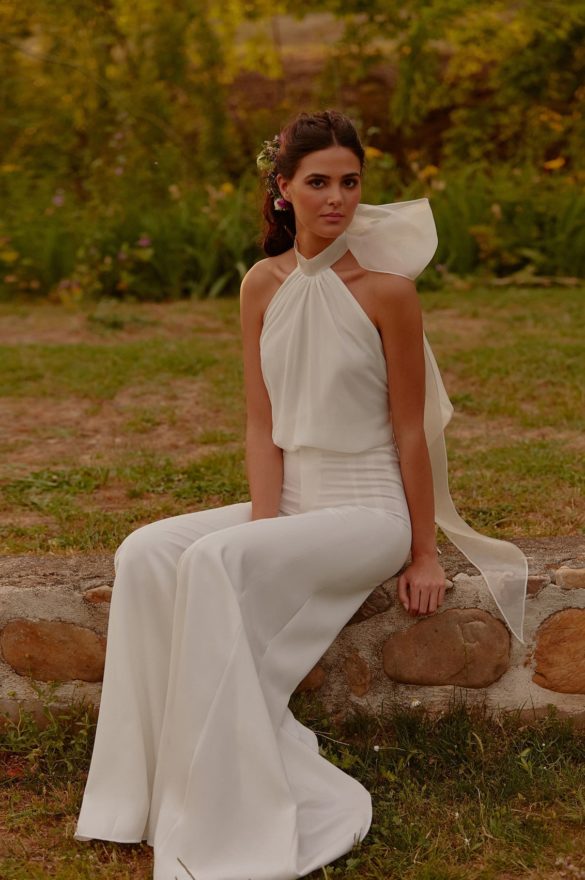 novia tu vestido tendencias estilo pantalones 11