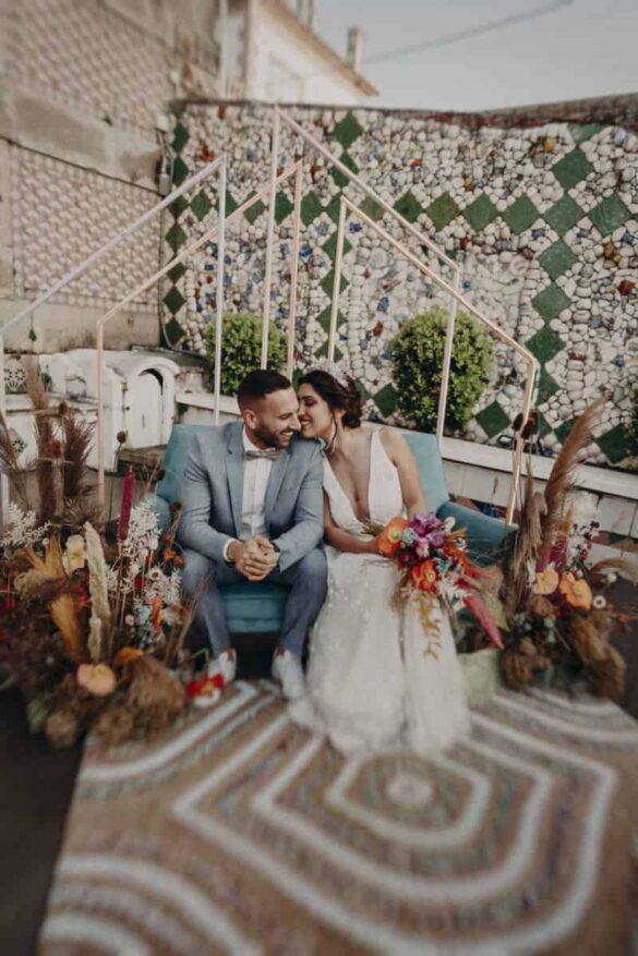 boda-diferente-baiona-16 Rincón de ceremonia civil con sofá