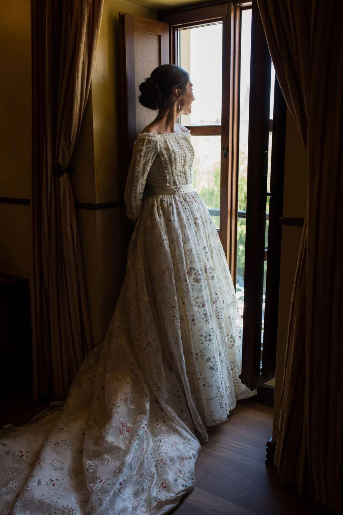 Vestido de novia diseñado por el atelier de Juana Rique