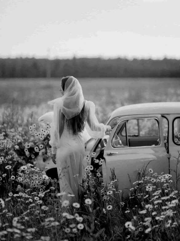 inspiracion vestido novia mangas abullonadas boda campestre by romanova photography 16