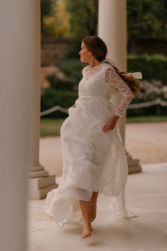 Vestido de novia de Marta Martí colección 2021